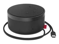 Lenovo Go - Headset - på örat - kabelansluten - aktiv brusradering - USB-C - åskmolnsgrå - Certifierad för Microsoft-teams - för IdeaPad S340-14; Thi