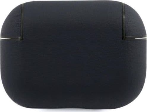 BMW Bmw Bmapsslna Airpods Pro Cover Navy/Navy Geniune Leather Silver Logo