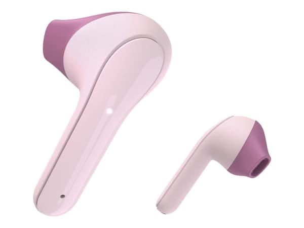 Hama "Freedom Light" - True wireless-hodetelefoner med mikrofon - i øret - Bluetooth - rosa