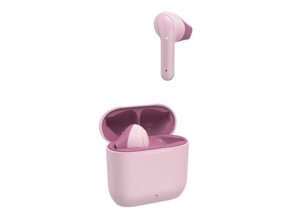 Hama "Freedom Light" - True wireless-hodetelefoner med mikrofon - i øret - Bluetooth - rosa