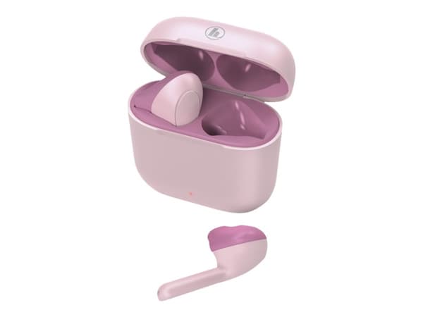 Hama "Freedom Light" - True wireless-hodetelefoner med mikrofon - i øret - Bluetooth - rosa