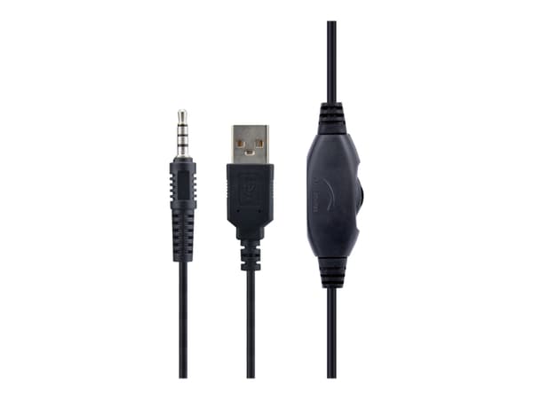 Gembird GHS-06 - Gaming - headset - fullstorlek - kabelansluten - 3,5 mm kontakt