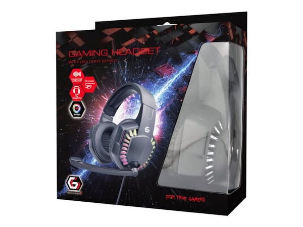 Gembird GHS-06 - Gaming - headset - fullstorlek - kabelansluten - 3,5 mm kontakt