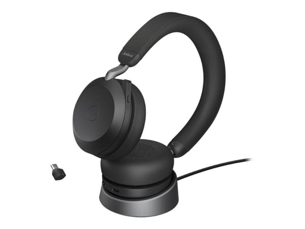 Jabra 27599-989-889, Langallinen & langaton, Puhelut/Musiikki, 20 - 20000 Hz, 197 g, Kuulokkeet, Musta