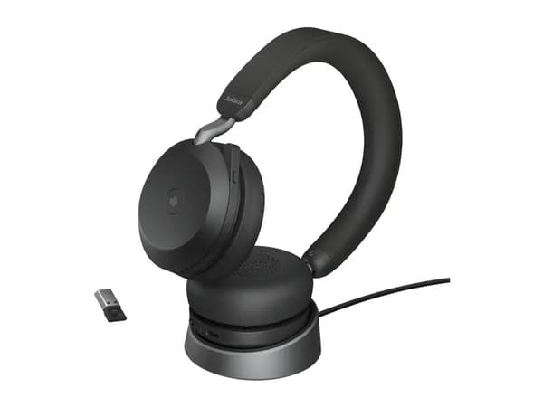 Jabra Evolve2 75, Langaton, Toimisto/puhelukeskus, 20 - 20000 Hz, 197 g, Kuulokkeet, Musta