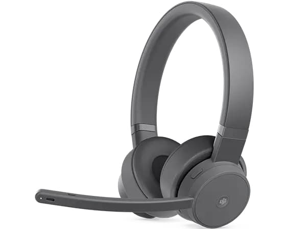 Lenovo Go Wireless ANC -kuulokekaapeli ja langaton toimisto-/puhelukeskus USB Type-C Bluetooth Graphite