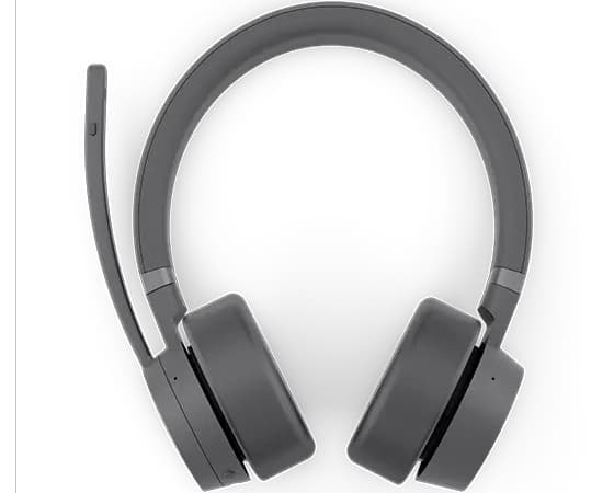 Lenovo Go Wireless ANC -kuulokekaapeli ja langaton toimisto-/puhelukeskus USB Type-C Bluetooth Graphite