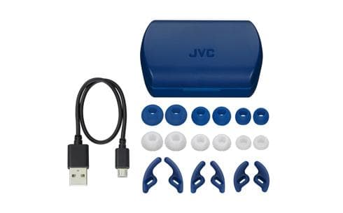 JVC HA-ET45T-A-U, Langaton, Musiikki, 20 - 20000 Hz, Kuulokkeet, Sininen
