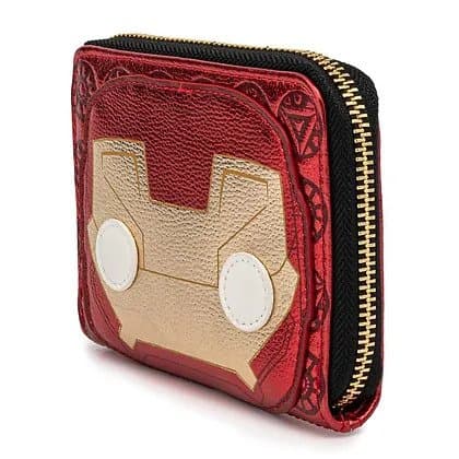 Loungefly Marvel Ironman Head Zip Around Wallet