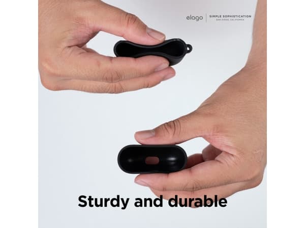elago AirPods 3 Liquid Hybrid Basic Case, Etui, Sort