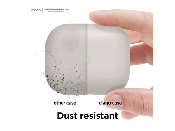 elago AirPods 3 Liquid Hybrid Basic -kotelo, Boks, beige