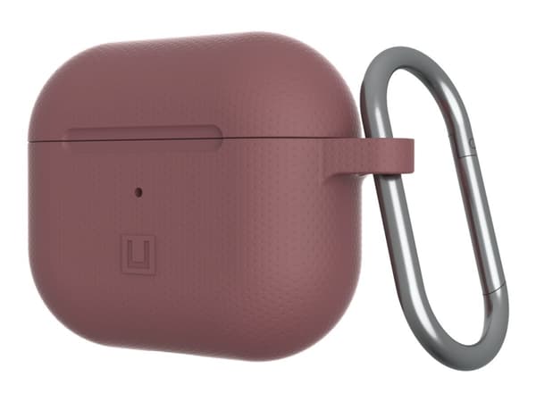 [U] Protective Case for Airpods (3rd Gen, 2021) - Dot Aubergine - Fodral för trådlösa öronsnäckor - silikon - aubergine - för Apple AirPods (3:e gene