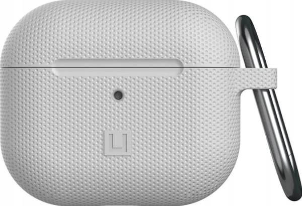 [U] Protective Case for Airpods (3rd Gen, 2021) - Dot Grey - Eske for trådløse øreplugger - silikon - grå - for Apple AirPods (3. generasjon)