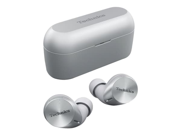 Technics EAH-AZ60 - True wireless-hodetelefoner med mikrofon - i øret - Bluetooth - aktiv støydemping - sølv