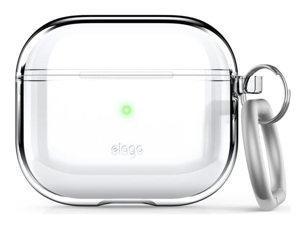 elago - Eske for ladeboks for tådløse ørepropper - harpiks - gjennomsiktig - for Apple AirPods (3. generasjon)