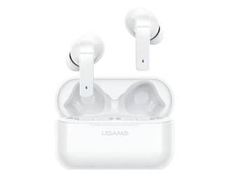 Usams earphones USAMS Bluetooth 5.0 earphones TWS LY series ANC wireless white/white BHULY06