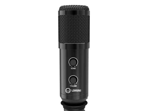 Lorgar LRG-CMT313, Mikrofon till spelkonsol, 3 dB, 80 - 1700 hz, 1%, 48 kHz, 1 mV/Pa