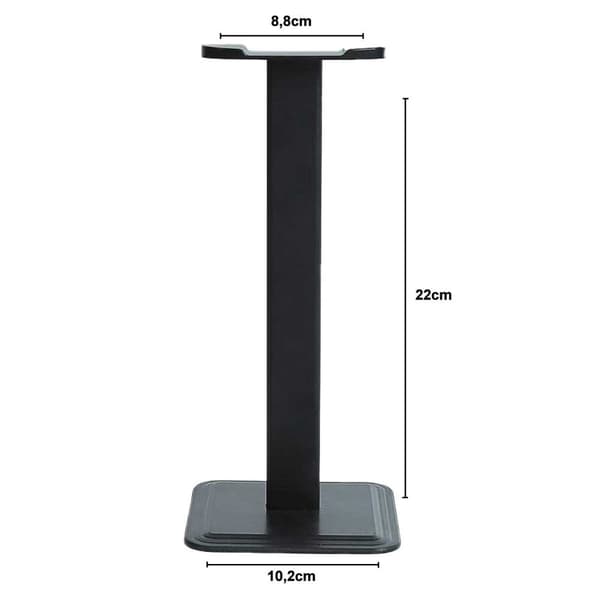 Sort Hovedtelefon Stativ Hovedtelefon Stativ Headset Stand Set til hovedtelefoner