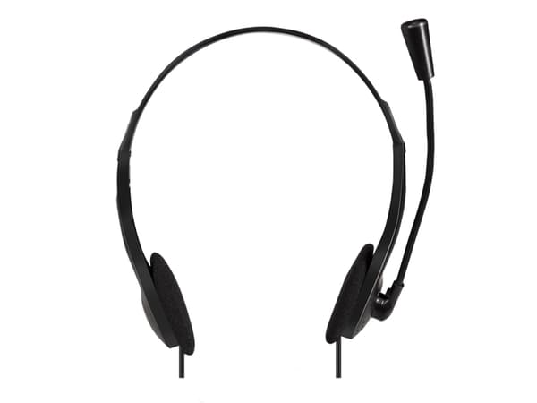 LogiLink HS0055, Langallinen, Musiikki/Päivittäin, 20 - 20000 Hz, 85 g, Kuulokkeet, Musta