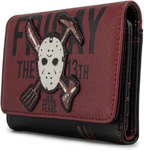 Loungefly Friday The 13th Jason Mask Tri-fold Wallet