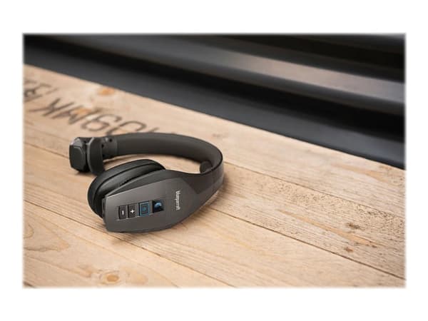 BlueParrott B650-XT - Kuulokkeet - on-ear - Bluetooth - langaton - NFC - aktiivinen melunvaimennus - musta