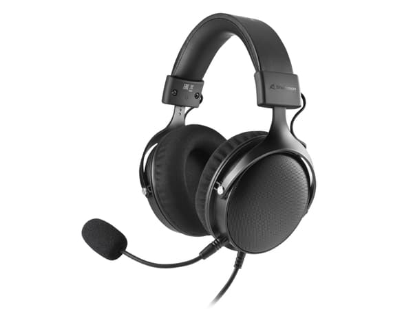 Sharkoon B2, Koblet med ledninger (ikke trådløs), Spilling, 20 - 20000 Hz, 291 g, Hodesett, Sort