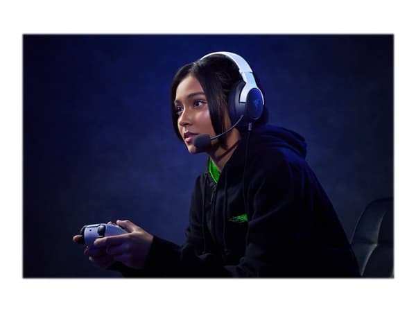 Razer Kaira X for PlayStation - Headset - fullstorlek - kabelansluten - 3,5 mm kontakt - för Sony PlayStation 5