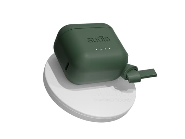 Sudio Ett Ladd+, True Wireless Stereo (TWS), Samtaler/musikk, 5 g, Hodesett, Grønn