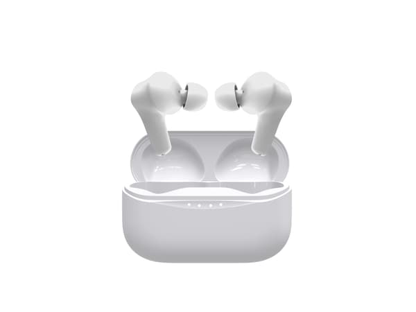 Vivanco COMFORT PAIR W, True Wireless Stereo (TWS), Samtaler/musikk, Hodesett, Hvit