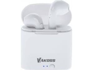Vakoss Headphones BT IN-EAR HEADPHONES WITH DOCKING STATION SK-832BW WHITE