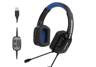 Philips 4000 series TAGH401BL/00, Langallinen, Pelaaminen, 20 - 20000 Hz, 250 g, Kuulokkeet, Musta