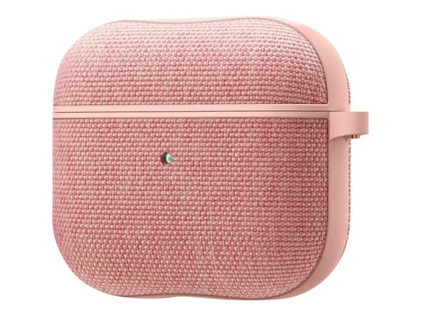 Spigen Urban Fit - Eske for trådløse øreplugger - polykarbonat, strikket stoff - rosagull - for Apple AirPods (3. generasjon)