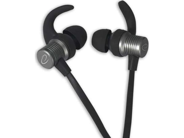 ESPERANZA METAL EARPHONES WITH MICROPHONE AND VOLUME CONTROL BLACK/GRAPHITE