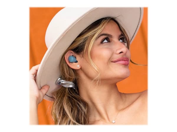 JLab Audio Go Air POP - True wireless-hodetelefoner med mikrofon - i øret - Bluetooth - skifergrå