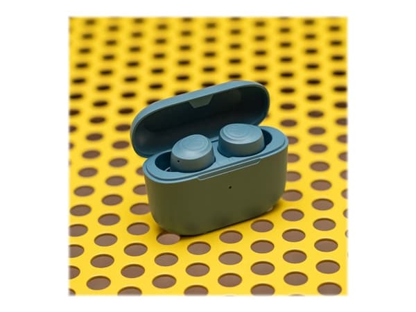 JLab Audio Go Air POP - True wireless-hodetelefoner med mikrofon - i øret - Bluetooth - skifergrå