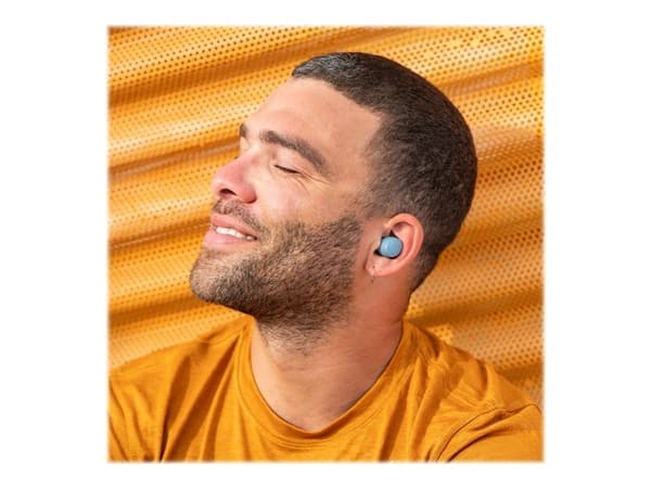 JLab Audio Go Air POP - True wireless-hodetelefoner med mikrofon - i øret - Bluetooth - skifergrå