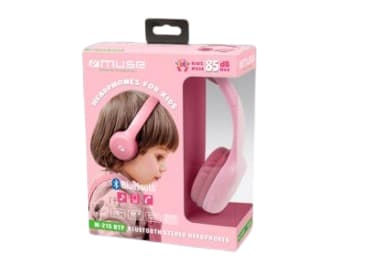 Muse M-215 BTP, Trådløs, Musikk, 115 g, Hodetelefoner, Rosa