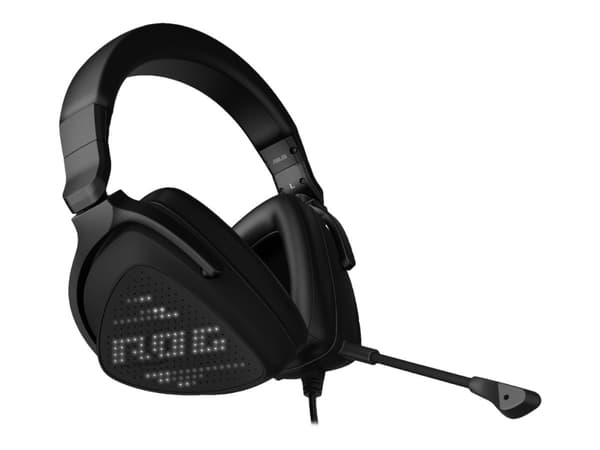 ASUS ROG Delta S Animate - Hodesett - full størrelse - kablet - USB, USB-C - svart
