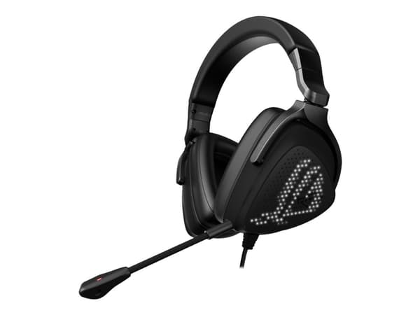 ASUS ROG Delta S Animate - Hodesett - full størrelse - kablet - USB, USB-C - svart