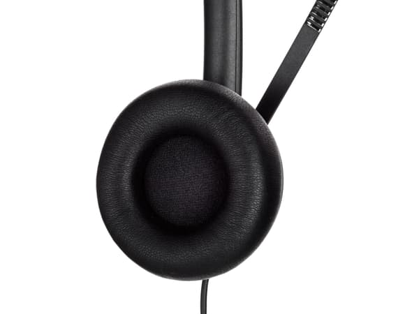 Yealink UH34 Mono - Hodesett - on-ear - kablet - USB - svart - Certified for Microsoft Teams