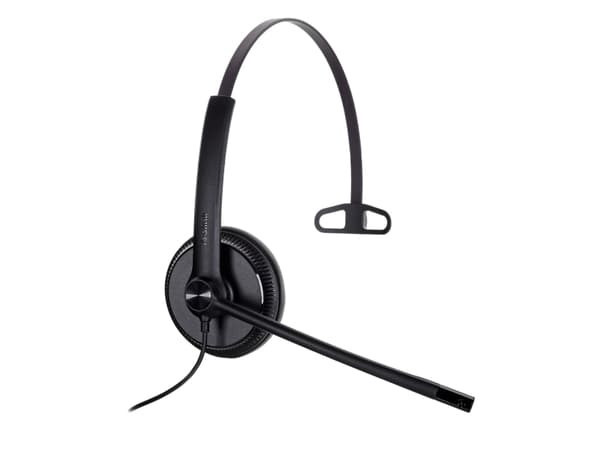 Yealink UH34 Mono - Hodesett - on-ear - kablet - USB - svart - Certified for Microsoft Teams