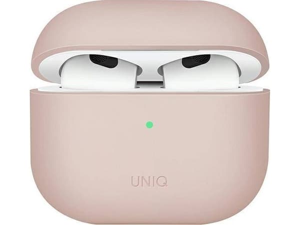 Uniq Lino, Laddningsfodral, Polykarbonat, Silikon, Rosa