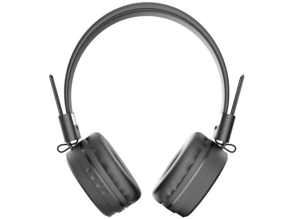 RYGHT VIVA On Ear hovedtelefoner Bluetooth®, kabelbundet Sort Kan foldes sammen, Headset, Lydstyrkeregulering
