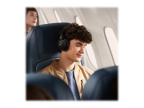Soundcore Life Q30 - Hörlurar med mikrofon - fullstorlek - Bluetooth - trådlös - aktiv brusradering - svart