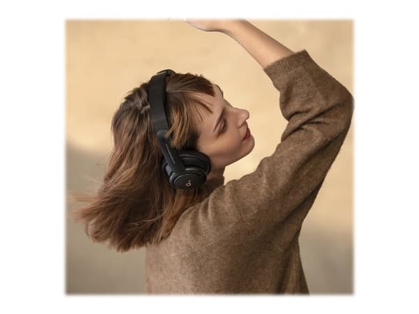 Soundcore Life Q30 - Hörlurar med mikrofon - fullstorlek - Bluetooth - trådlös - aktiv brusradering - svart