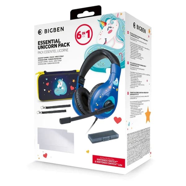 Nacon 6 In 1 Unicorn Pack For Nintendo Switch  Switch Lite