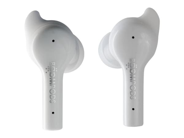 Boompods bassline GO, Trådlös, Musik/vardag, Headset, Vit