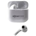 Miniatyrbild 1 av 2: Boompods Bassline Compact In Ear hörlurar Bluetooth Vit Headset, Ljudanpassning , Volymkontroll, Svettresistent, Tocuh-