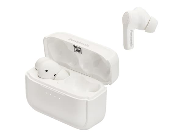 Panasonic RZ-B210W - True wireless-hörlurar med mikrofon - inuti örat - Bluetooth - vit
