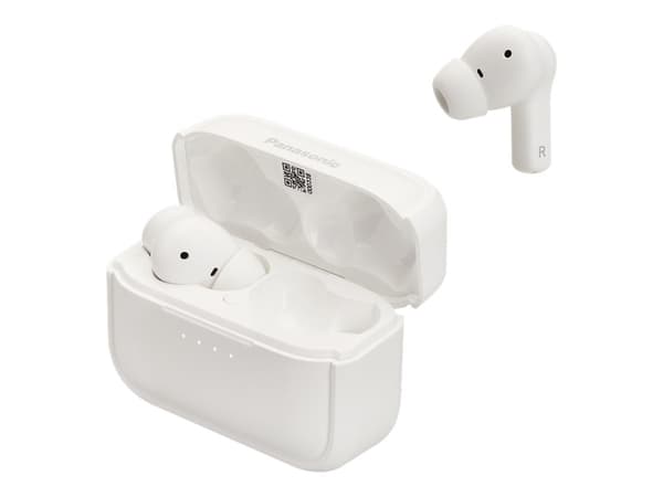 Panasonic RZ-B210W - True wireless-hörlurar med mikrofon - inuti örat - Bluetooth - vit